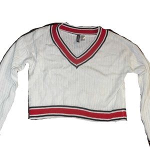 Knitted crop sweater